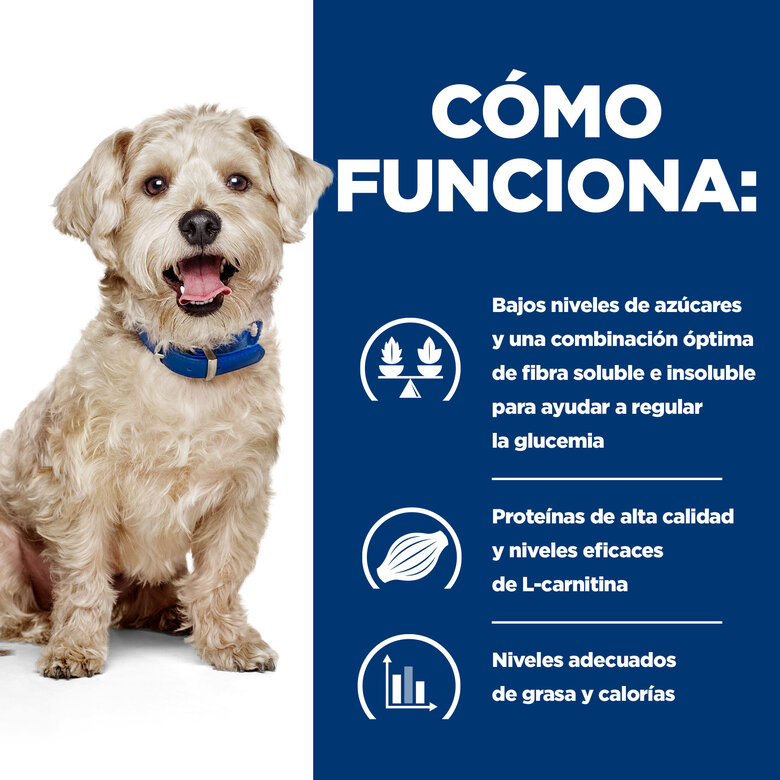 Hill's Prescription Diet Diabetes Care w/d Pollo pienso para perros, , large image number null
